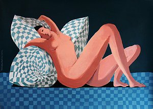Annie Kurkdjian - Acrylique sur carton
