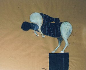 Annie Kurkdjian - Mixed media sur papier 