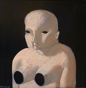 Annie Kurkdjian - Acrylique et pastel sur carton
