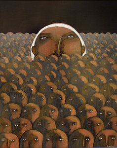 Annie Kurkdjian - Acrylique et pastel sur carton
