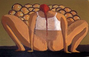 Annie Kurkdjian - Acrylique sur carton