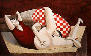 Annie Kurkdjian - Mixed media sur toile