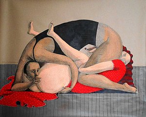 Annie Kurkdjian - Mixed media sur Papier