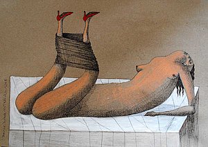 Annie Kurkdjian - Mixed media sur Papier