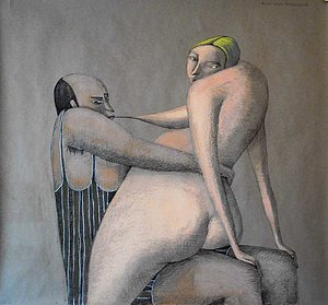 Annie Kurkdjian - Mixed media sur Papier