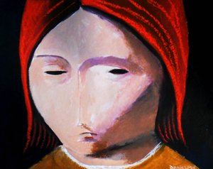 Annie Kurkdjian - Mixed media sur carton