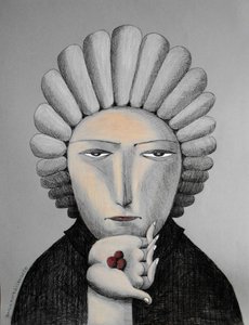 Annie Kurkdjian - Mixed media sur papier