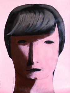 Annie Kurkdjian - Acrylique sur carton 