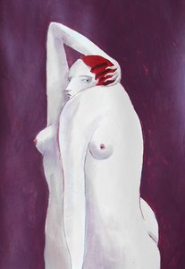 Annie Kurkdjian - Acrylique sur carton 