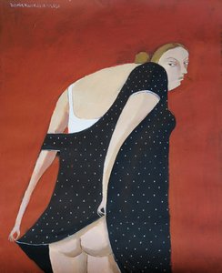 Annie Kurkdjian - Acrylique sur carton 