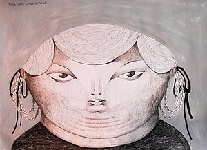 Annie Kurkdjian - Mixed media sur papier