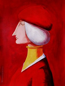 Annie Kurkdjian - Acrylique sur carton