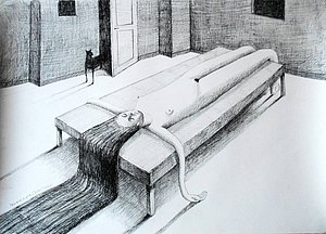 Annie Kurkdjian - Encre sur carton