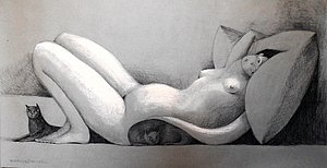 Annie Kurkdjian - Mixed media sur papier