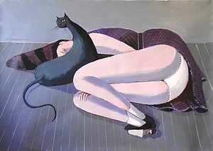 Annie Kurkdjian - Acrylique sur carton