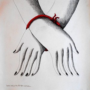 Annie Kurkdjian - Mixed media sur papier