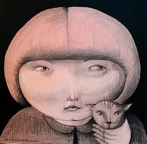Annie Kurkdjian - Mixed media sur papier