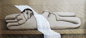 Annie Kurkdjian - Mixed media sur papier