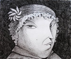 Annie Kurkdjian - Encre sur carton