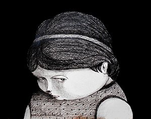 Annie Kurkdjian - Encre sur carton