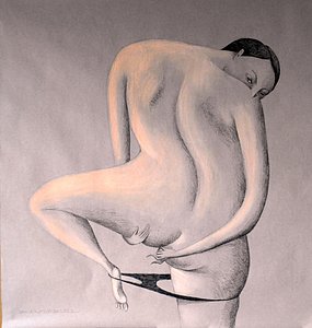 Annie Kurkdjian - Mixed media sur papier