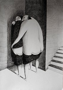 Annie Kurkdjian - Mixed media sur carton