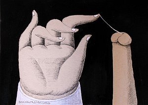 Annie Kurkdjian - Mixed media sur carton