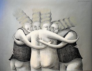 Annie Kurkdjian - Mixed media sur papier