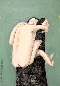 Annie Kurkdjian - Mixed media sur carton