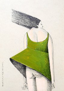 Annie Kurkdjian - Mixed media sur carton