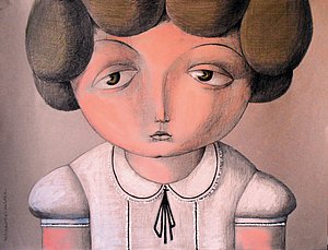 Annie Kurkdjian - Mixed media sur papier