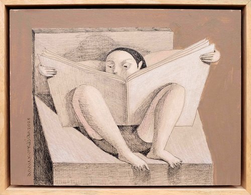 Annie Kurkdjian - Mixed media sur papier