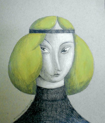 Annie Kurkdjian - Mixed media sur papier