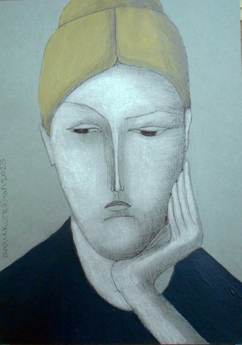 Annie Kurkdjian - Mixed media sur papier