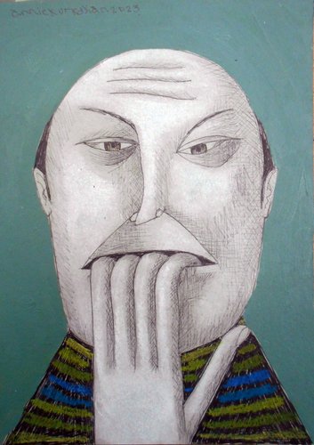 Annie Kurkdjian - Mixed media sur papier