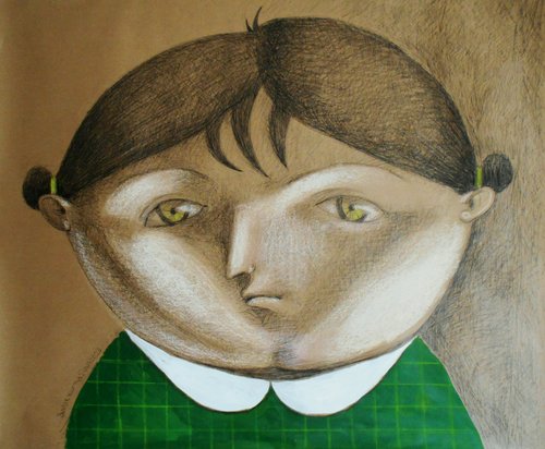 Annie Kurkdjian - Mixed media sur papier