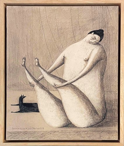 Annie Kurkdjian - Mixed media sur papier