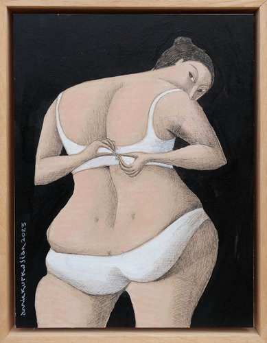 Annie Kurkdjian - Mixed media sur papier