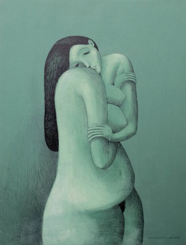 Annie Kurkdjian - Mixed media sur papier