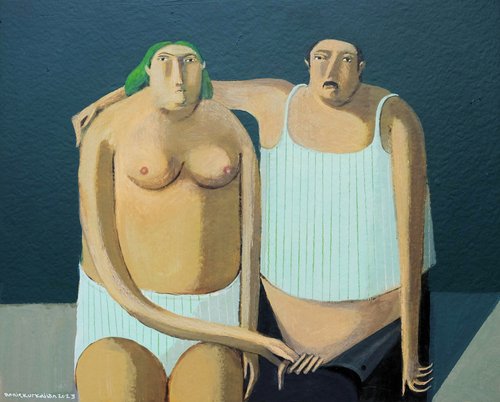 Annie Kurkdjian - Acrylique sur bois