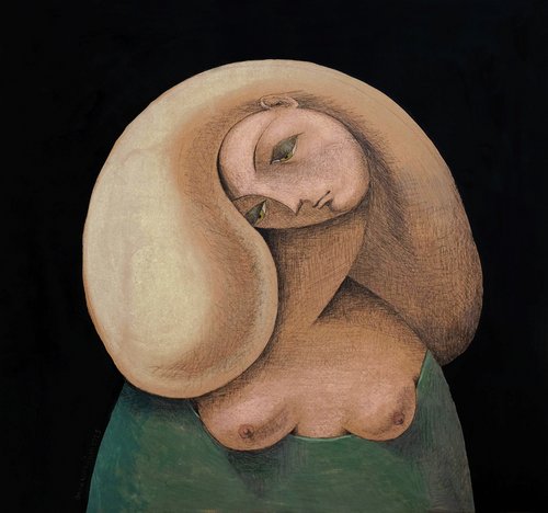 Annie Kurkdjian - Mixed media sur papier