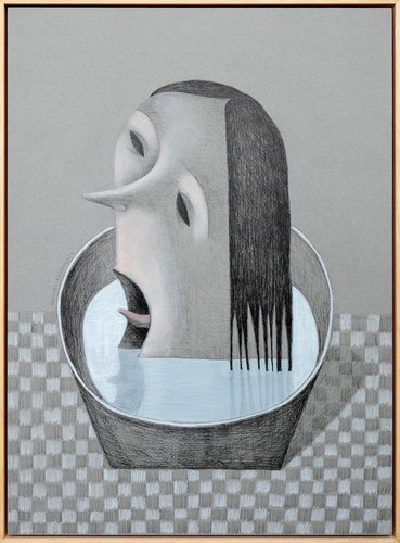Annie Kurkdjian - Mixed media sur papier