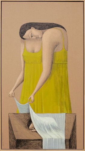 Annie Kurkdjian - Mixed media sur papier