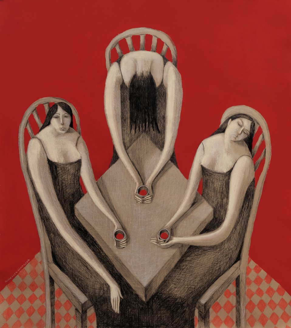 Annie Kurkdjian - Acrylique sur papier