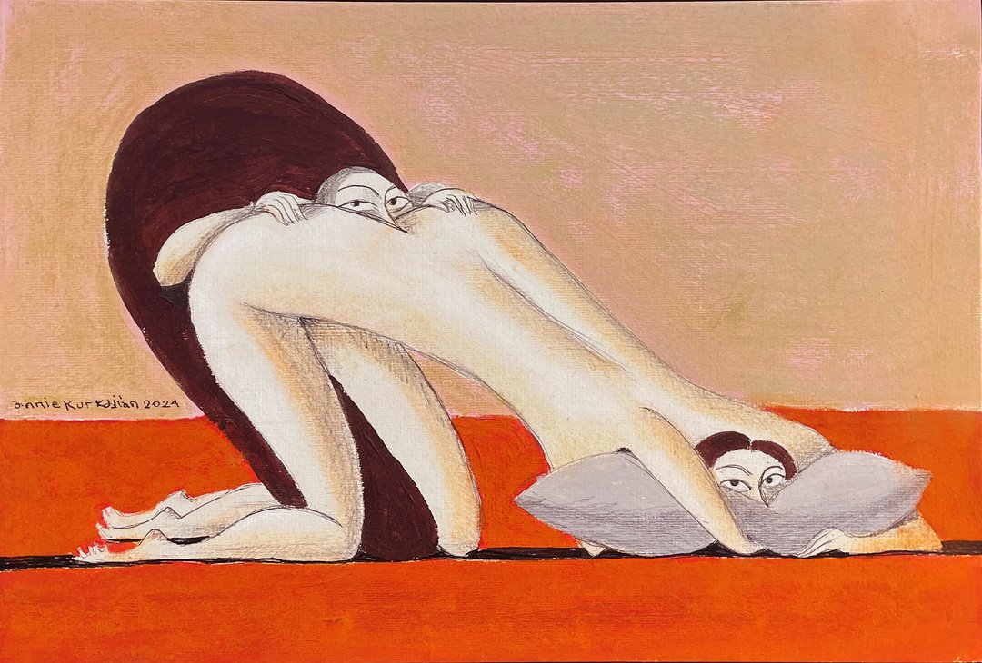 Annie Kurkdjian - Mixed media sur papier