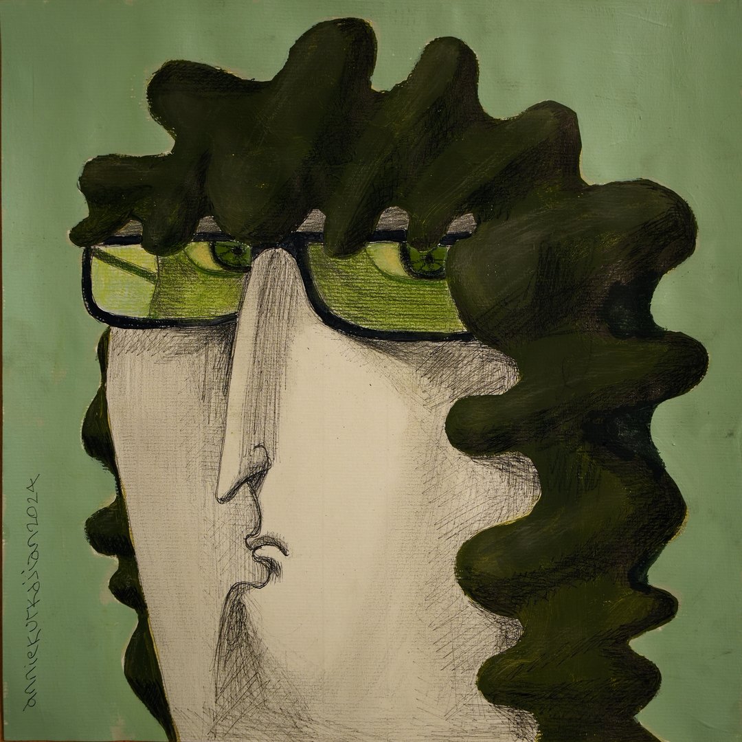Annie Kurkdjian - Mixed media sur papier