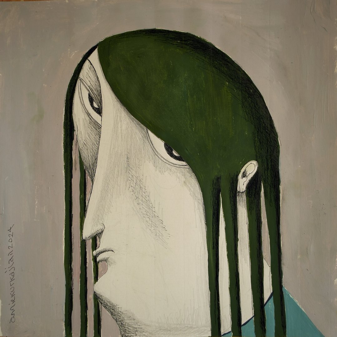 Annie Kurkdjian - Mixed media sur papier