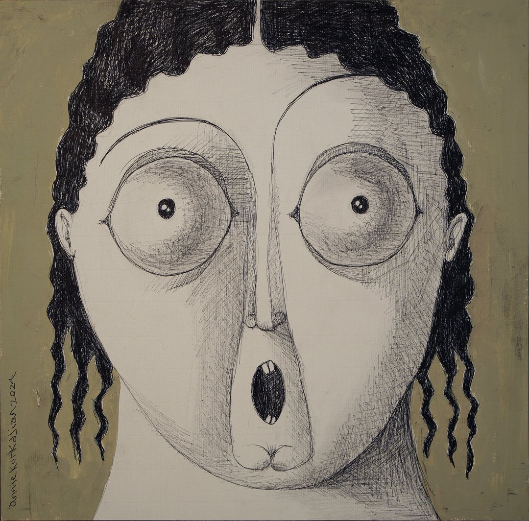 Annie Kurkdjian - Mixed media sur papier