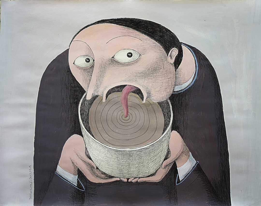 Annie Kurkdjian - Mixed media sur papier