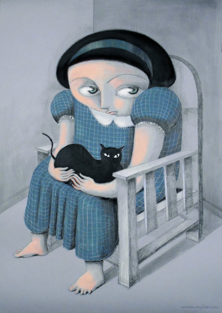 Annie Kurkdjian - Mixed media sur toile